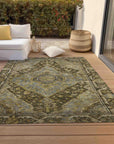 Addison Rugs Kaelanor Brown Washable Indoor-Outdoor Rug