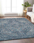 Addison Rugs Kaelanor Blue Washable Indoor-Outdoor Rug