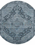 Addison Rugs Kaelanor Navy Washable Indoor-Outdoor Rug