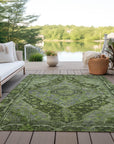 Addison Rugs Kaelanor Green Washable Indoor-Outdoor Rug