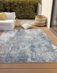 Addison Rugs Kaelion Blue Washable Indoor-Outdoor Rug