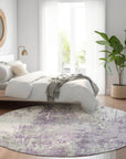 Addison Rugs Kaelion Purple Washable Indoor-Outdoor Rug