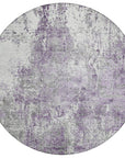 Addison Rugs Kaelion Purple Washable Indoor-Outdoor Rug