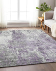 Addison Rugs Kaelion Purple Washable Indoor-Outdoor Rug