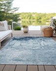 Addison Rugs Kaelira Blue Washable Indoor-Outdoor Rug