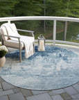 Addison Rugs Kaelira Blue Washable Indoor-Outdoor Rug