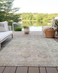 Addison Rugs Laeanor Ivory Washable Indoor-Outdoor Rug