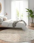 Addison Rugs Laeanor Ivory Washable Indoor-Outdoor Rug