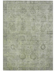 Addison Rugs Laeanor Green Washable Indoor-Outdoor Rug
