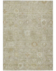 Laeara Brown Washable Indoor-Outdoor Rug