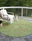 Laeara Lime Washable Indoor-Outdoor Rug