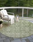 Addison Rugs Laearis Green Washable Indoor-Outdoor Rug