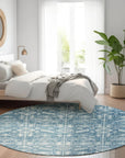 Laearis Denim Washable Indoor-Outdoor Rug