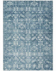 Laearis Denim Washable Indoor-Outdoor Rug