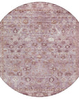 Laeel Pink Washable Indoor-Outdoor Rug