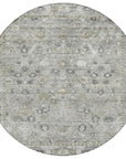 Addison Rugs Laeel Gray Washable Indoor-Outdoor Rug