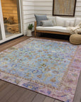 Laeel Seafoam Washable Indoor-Outdoor Rug