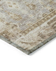 Addison Rugs Laeel Brown Washable Indoor-Outdoor Rug