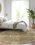 Addison Rugs Laeon Brown Washable Indoor-Outdoor Rug