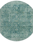 Addison Rugs Laeon Teal Washable Indoor-Outdoor Rug