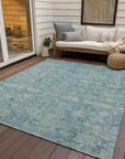 Addison Rugs Laeora Blue Washable Indoor-Outdoor Rug