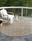 Addison Rugs Laeoril Brown Washable Indoor-Outdoor Rug