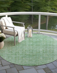 Addison Rugs Laeoril Teal Washable Indoor-Outdoor Rug