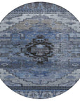 Addison Rugs Maeain Blue Washable Indoor-Outdoor Rug