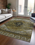 Addison Rugs Maeain Brown Washable Indoor-Outdoor Rug
