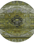 Addison Rugs Maeain Green Washable Indoor-Outdoor Rug