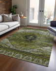 Addison Rugs Maeain Green Washable Indoor-Outdoor Rug