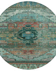 Addison Rugs Maeain Teal Washable Indoor-Outdoor Rug