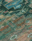 Addison Rugs Maeain Teal Washable Indoor-Outdoor Rug