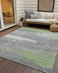 Addison Rugs Maeanor Green Washable Indoor-Outdoor Rug
