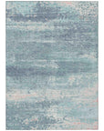 Addison Rugs Maeara Teal Washable Indoor-Outdoor Rug