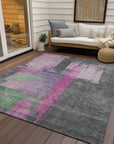 Addison Rugs Maearis Pink Washable Indoor-Outdoor Rug