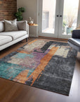 Addison Rugs Maearis Gray Washable Indoor-Outdoor Rug