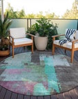 Addison Rugs Maearis Teal Washable Indoor-Outdoor Rug