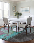 Addison Rugs Maearis Teal Washable Indoor-Outdoor Rug