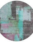 Addison Rugs Maearis Teal Washable Indoor-Outdoor Rug