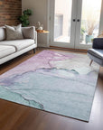 Addison Rugs Maeora Blue Washable Indoor-Outdoor Rug