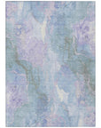 Addison Rugs Naelain Purple Washable Indoor-Outdoor Rug