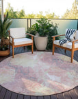 Addison Rugs Naelain Pink Washable Indoor-Outdoor Rug