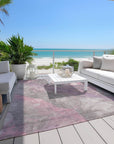 Addison Rugs Naelien Pink Washable Indoor-Outdoor Rug
