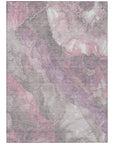 Addison Rugs Naelien Pink Washable Indoor-Outdoor Rug