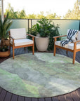 Addison Rugs Naelien Green Washable Indoor-Outdoor Rug