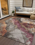 Addison Rugs Naelien Brown Washable Indoor-Outdoor Rug