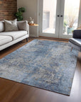 Addison Rugs Naelira Denim Washable Indoor-Outdoor Rug