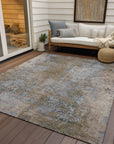 Addison Rugs Naelira Brown Washable Indoor-Outdoor Rug