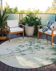 Addison Rugs Oeliel Green Washable Indoor-Outdoor Rug